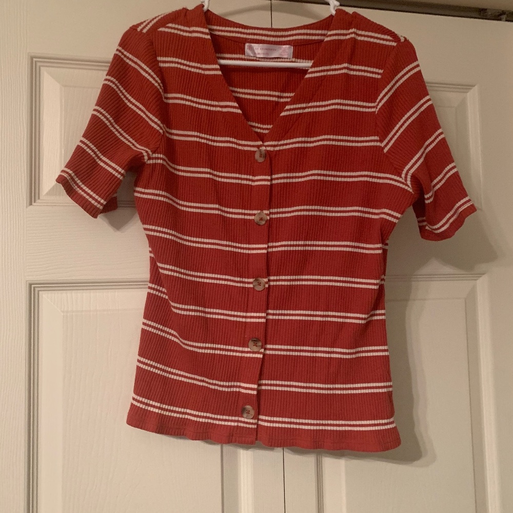 Rust orange top